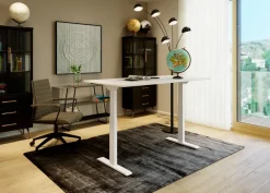 KARE Design Työpöydät*Office Smart White White Toimistopöytä, Työpöytä 140x70cm