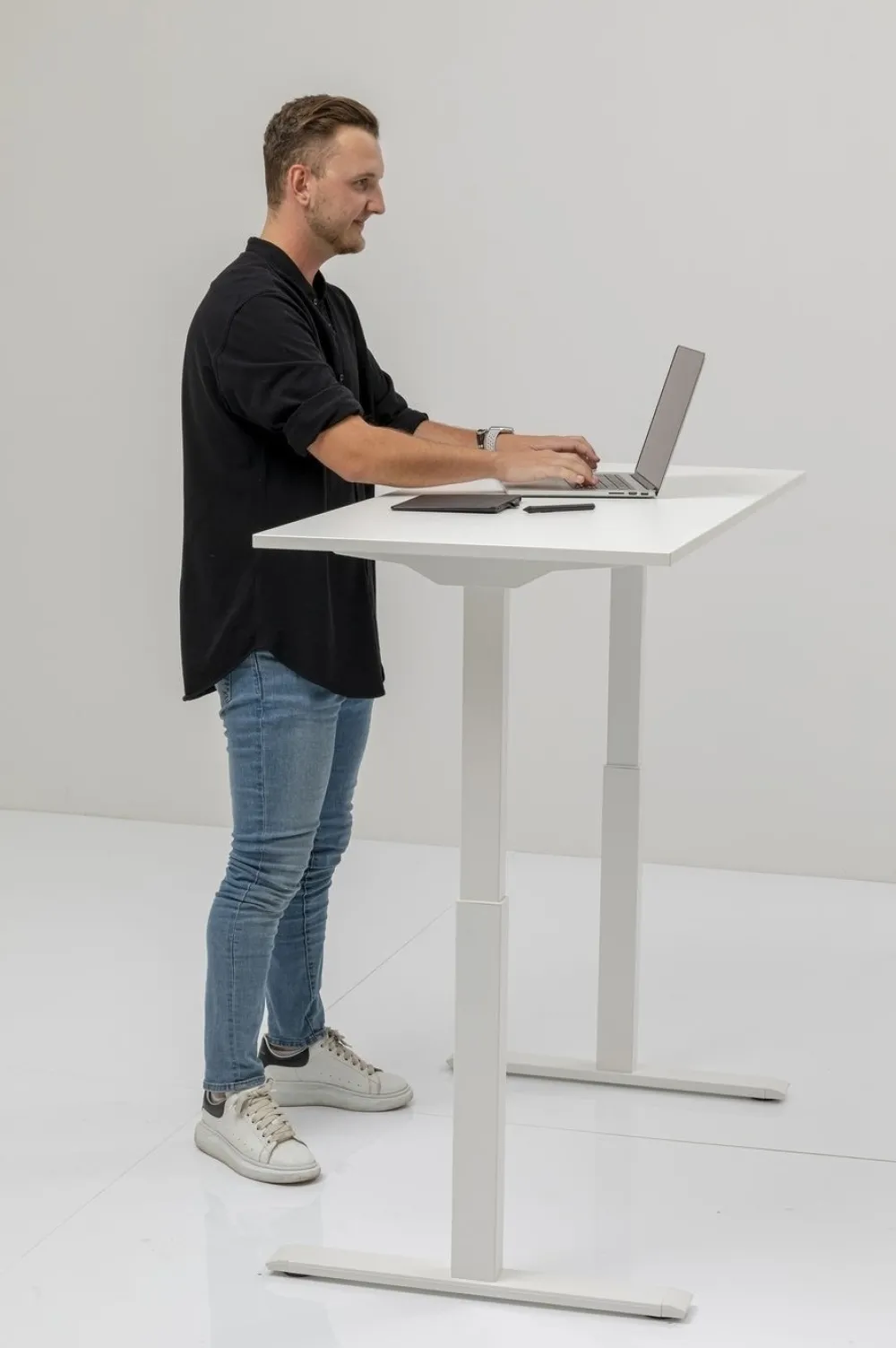 KARE Design Työpöydät*Office White White Toimistopöytä, Työpöytä 160x80cm