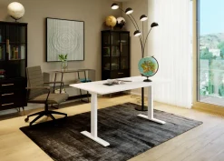 KARE Design Työpöydät*Office White White Toimistopöytä, Työpöytä 160x80cm