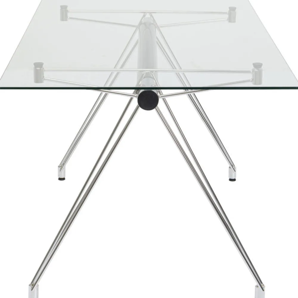 KARE Design Työpöydät*Officia Työpöytä, Toimistopöytä - Temperoitu Lasi, 160x80 Cm