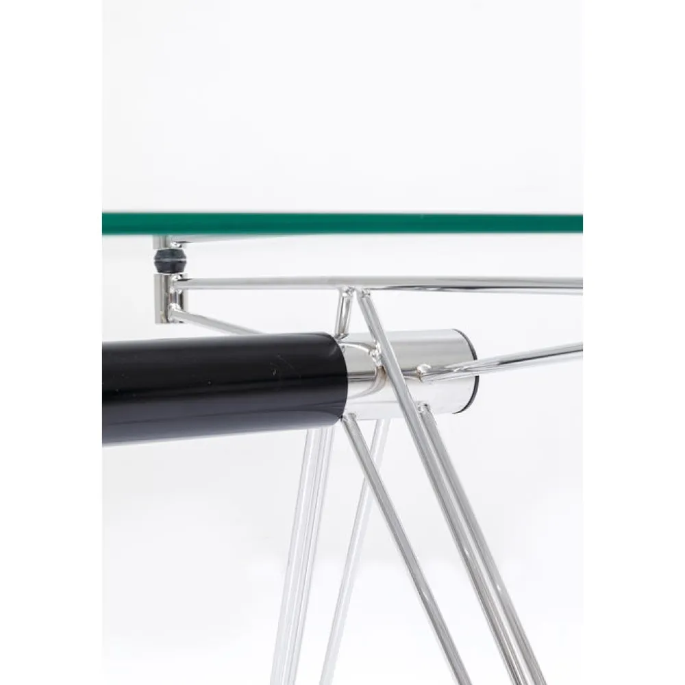 KARE Design Työpöydät*Officia Työpöytä, Toimistopöytä - Temperoitu Lasi, 160x80 Cm