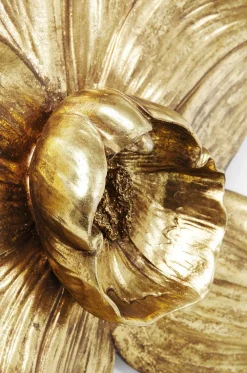 KARE Design Seinäkoristeet*Orchid Seinäkoriste, Kulta 44cm