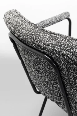 KARE Design Tuolit*Orelie Tuoli Käsinojilla Harmaa