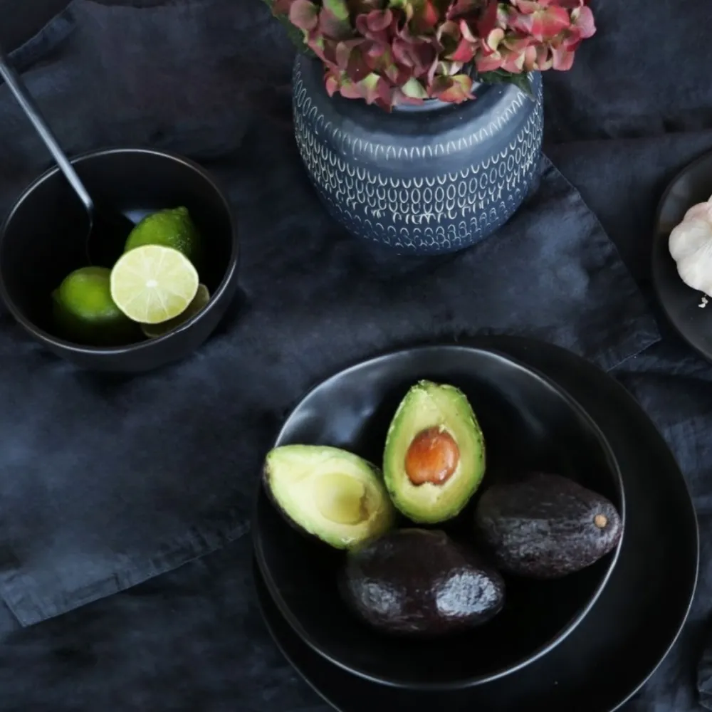 KARE Design Lautaset*Organic Black Lautanen Ø20cm