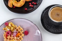 KARE Design Lautaset*Organic Black Lautanen Ø20cm