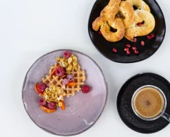 KARE Design Lautaset*Organic Black Lautanen Ø20cm