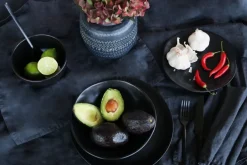 KARE Design Lautaset*Organic Black Lautanen Ø20cm