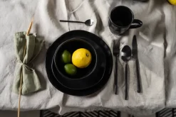 KARE Design Lautaset*Organic Black Lautanen Ø20cm