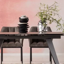 KARE Design Lautaset*Organic Black Syvä Lautanen Ø22cm