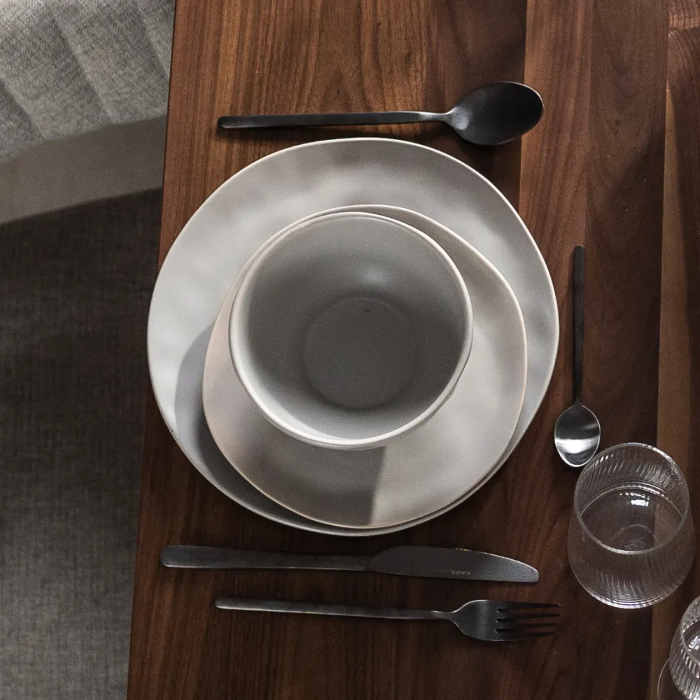 KARE Design Lautaset*Organic Grey Lautanen Ø26cm