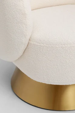 KARE Design Olohuone|Nojatuolit*Orion Kääntyvä Nojatuoli, Valkoinen