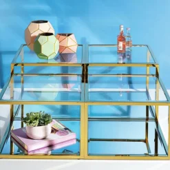 KARE Design Sohvapöydät*Orion Sohvapöytä, Kulta (4/Setti)