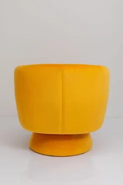 KARE Design Nojatuolit*Orion Yellow Pyörivä Nojatuoli, Keltainen