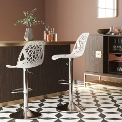 KARE Design Baarituolit*Ornament Baarituoli, Valkoinen