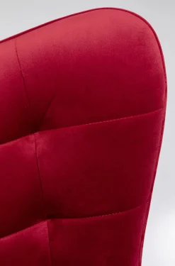 KARE Design Nojatuolit*Oscar Kääntyvä Nojatuoli - Samettia, Punainen
