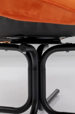 KARE Design Nojatuolit*Oscar Kääntyvä Nojatuoli - Samettia, Oranssi