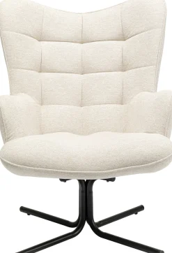 KARE Design Nojatuolit*Oscar Kääntyvä Nojatuoli, Kermanvärinen