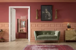 KARE Design Seinäkoristeet*Ostrich Strutsi Seinäkoriste, Kulta 19x72cm