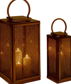 KARE Design Lyhdyt*Palazzo Vita Brass Lyhty, Messinki (2/Setti)