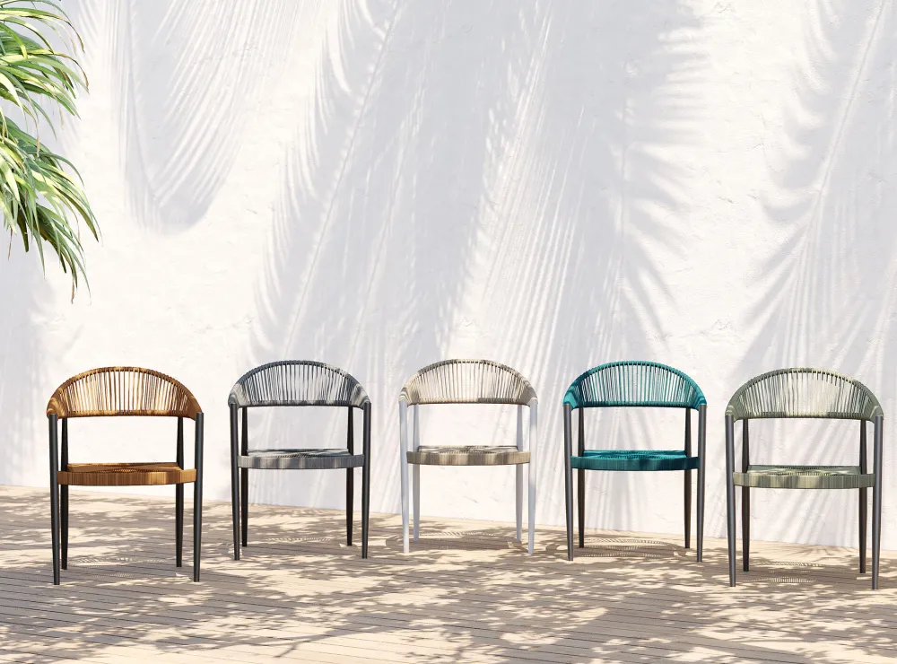 KARE Design Tuolit*Palma Tuoli Käsinojilla, Beige