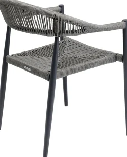 KARE Design Tuolit*Palma Tuoli Käsinojilla, Harmaa