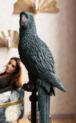KARE Design Jalalliset Koriste-Esineet*Parrot Papukaija Jalallinen Koriste-esine, Sinivihreä
