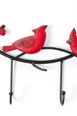 KARE Design Seinänaulakot*Parrots Papukaijat Seinänaulakko, Puna-musta 72cm