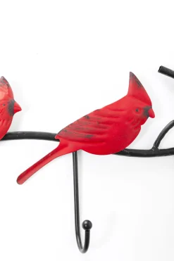 KARE Design Seinänaulakot*Parrots Papukaijat Seinänaulakko, Puna-musta 72cm