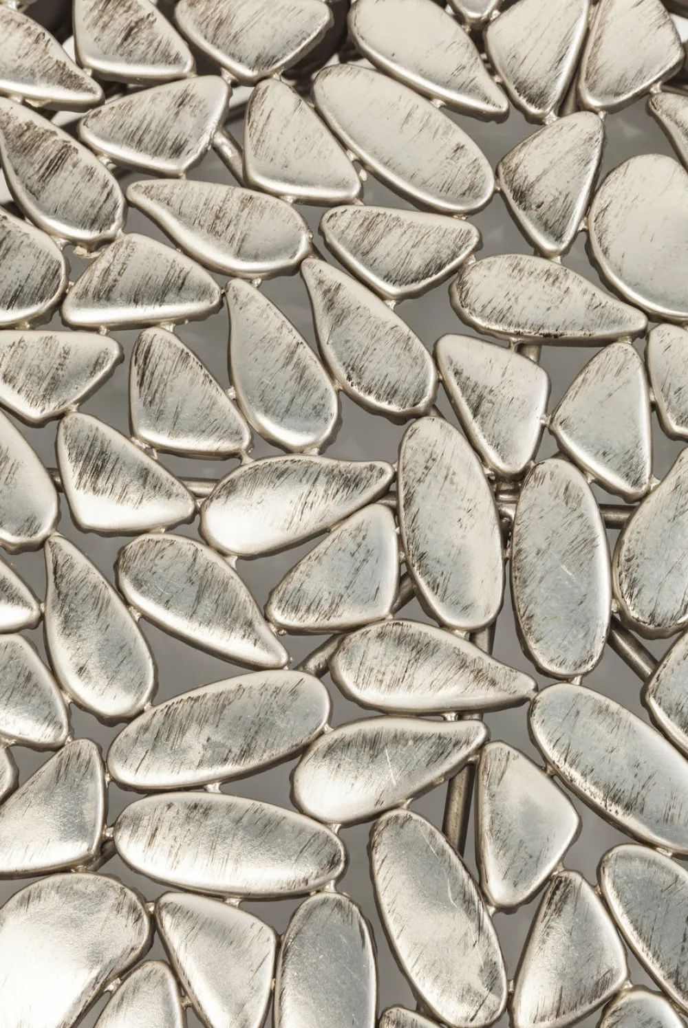 KARE Design Sohvapöydät*Pebbles Deluxe Sohvapöytä, Hopea (2/Setti)