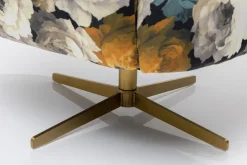 KARE Design Nojatuolit*Peony Flower Kääntyvä Nojatuoli, Keltainen