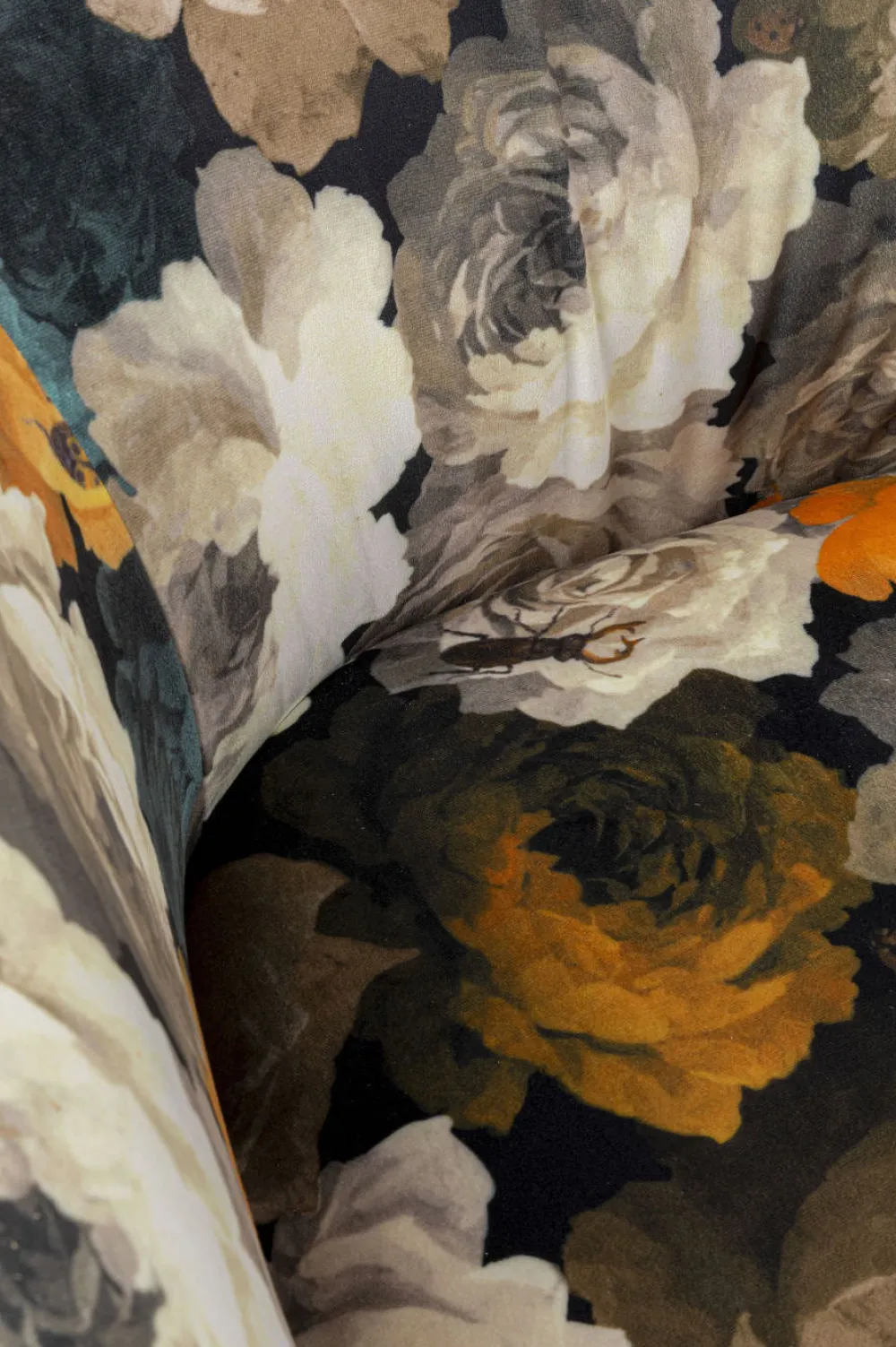 KARE Design Nojatuolit*Peony Flower Kääntyvä Nojatuoli, Keltainen