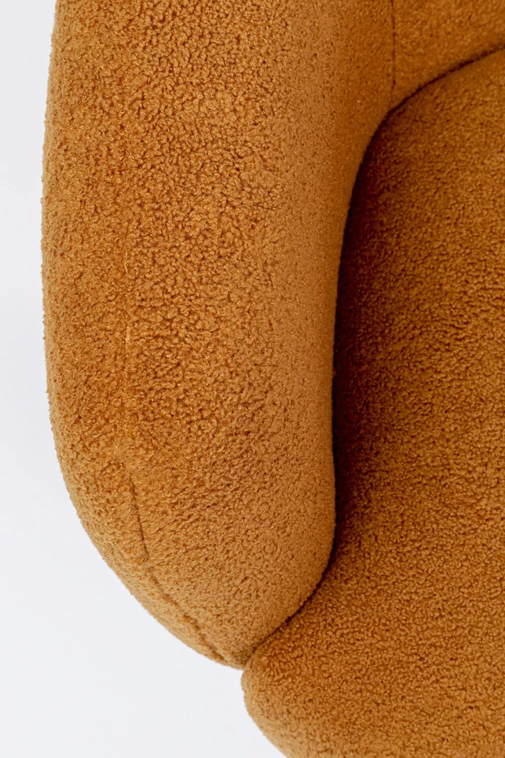 KARE Design Nojatuolit*Peony Fuzzy 360 Kääntyvä Nojatuoli, Teddykarva, Ruskea