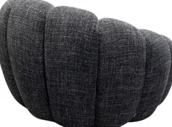 KARE Design Olohuone|Nojatuolit*Peppo Bloom Melange Kääntyvä Nojatuoli Musta