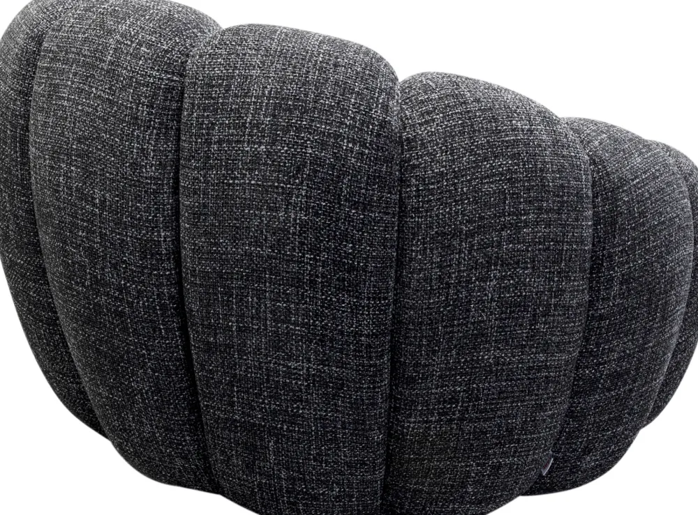 KARE Design Olohuone|Nojatuolit*Peppo Bloom Melange Kääntyvä Nojatuoli Musta