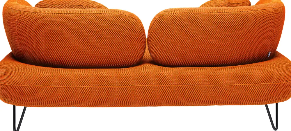 KARE Design Sohvat*Peppo Sohva, 2-istuttava, Oranssi 182cm