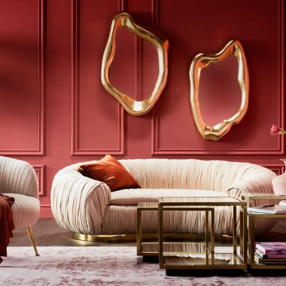 KARE Design Sohvat|Olohuone*Perugia Sohva 2-istuttava, Kermanvärinen