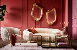 KARE Design Sohvat|Olohuone*Perugia Sohva 2-istuttava, Kermanvärinen