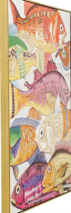 KARE Design Taulut|Olohuone*Picture Touched Fish Meeting One Kalat Taulu 75x100cm