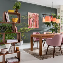 KARE Design Taulut|Olohuone*Picture Touched Flamingo Meeting Flamingo Taulu 90x120cm