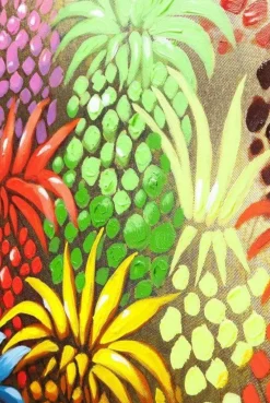 KARE Design Olohuone*Picture Touched Flower Elefant Elefantti Taulu 120x90cm