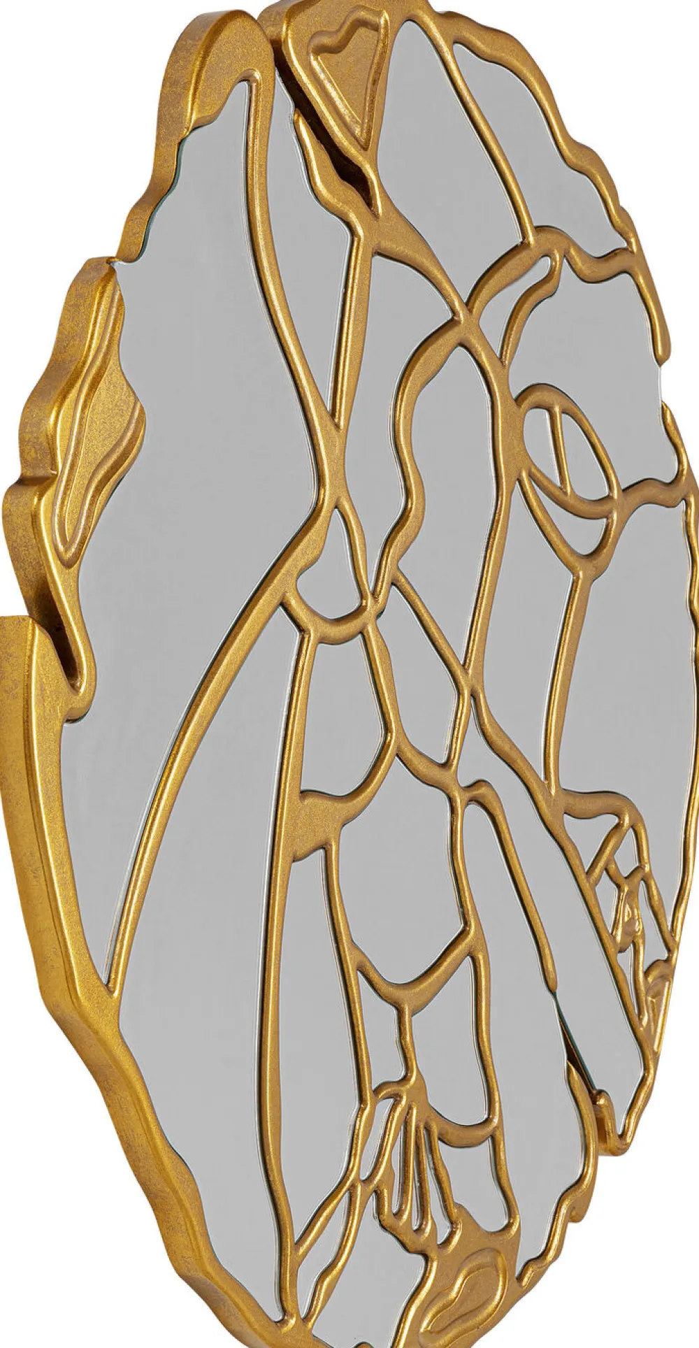 KARE Design Peilit*Pieces Seinäpeili, KultaØ100cm