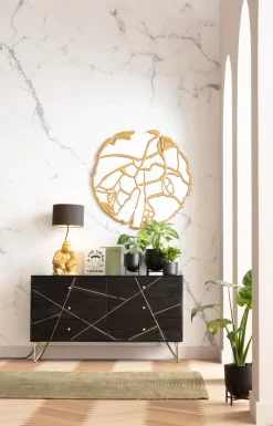 KARE Design Peilit*Pieces Seinäpeili, KultaØ100cm