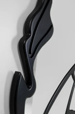 KARE Design Peilit*Pieces Seinäpeili, Matta Musta Ø100cm