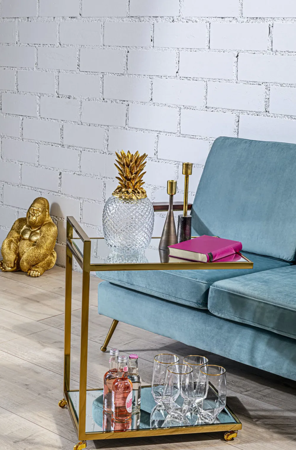 KARE Design Koriste-Esineet*Pineapple Visible Ananas Koristepurkki