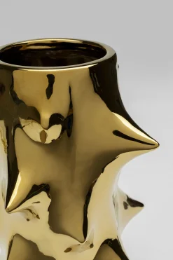 KARE Design Olohuone*Pointy Gold Maljakko Kulta 25cm