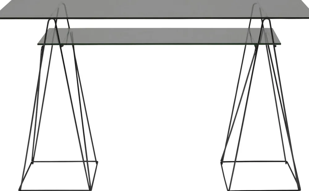 KARE Design Pöydät*Polar 8mm Lasilevyt Karaistu Lasi Savu 130x66