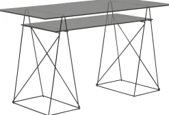 KARE Design Pöydät*Polar 8mm Lasilevyt Karaistu Lasi Savu 130x66