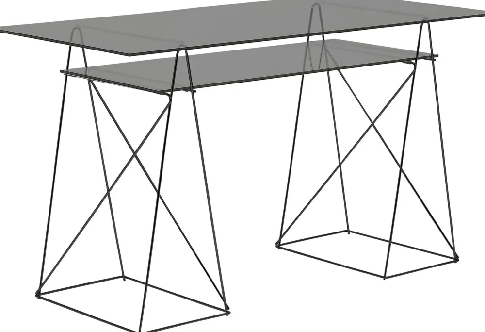 KARE Design Pöydät*Polar 8mm Lasilevyt Karaistu Lasi Savu 130x66