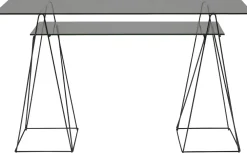 KARE Design Työpöydät*Polar Pöydän Jalat (pari) Musta 31x49cm