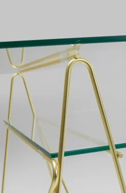 KARE Design Työpöydät*Polar Työpöytä Matta Messinki, 8mm Temperoitu Lasi